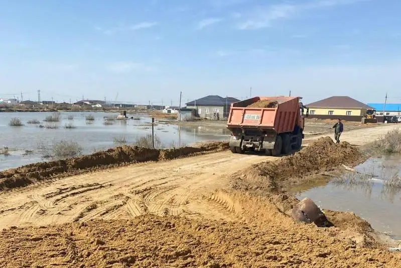 Опасность подтопления талыми водами сохраняется в Атырауской области