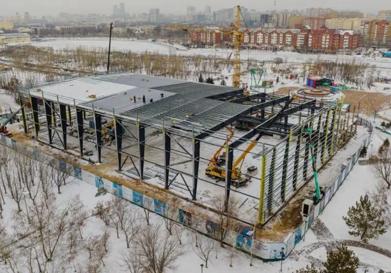 Новый Дворец школьников и спортивные центры строят в Астане