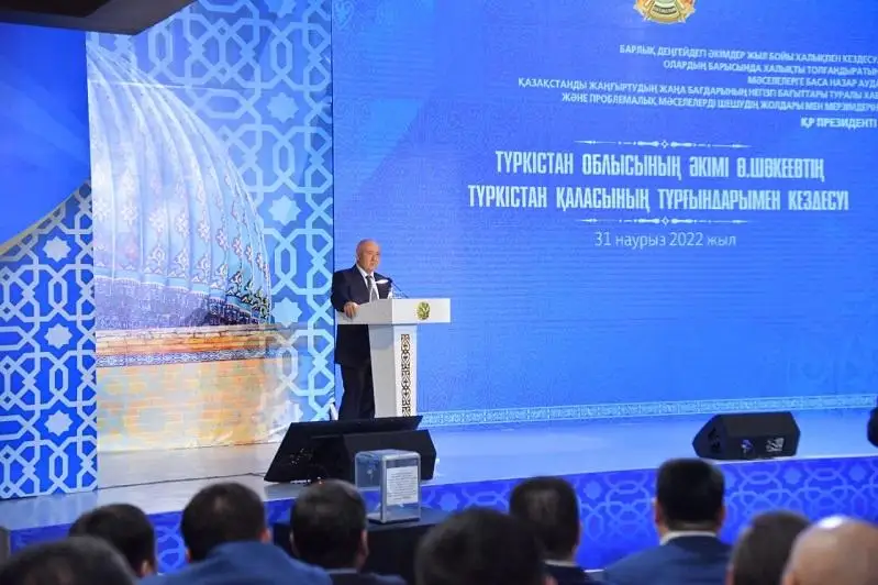 Умирзак Шукеев ответил на волнующие туркестанцев вопросы