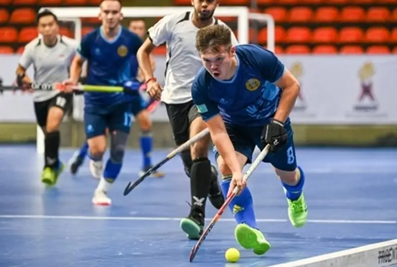 Мужская сборная Казахстана одержала победу на Кубке Азии по хоккею в зале