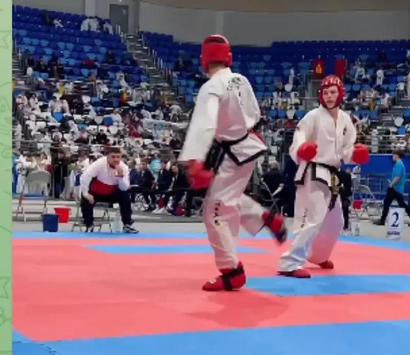 Спортсмены 4 стран принимают участие в турнире по тхэквондо в Семее