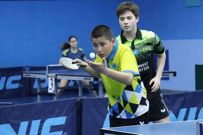 Четыре золотых медали завоевала юная карагандинка на ЧРК по настольному теннису