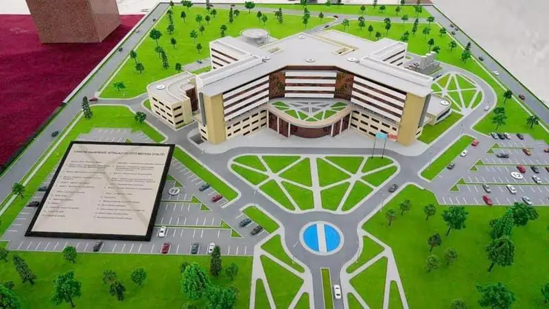 تۇركىستاندا ەلىمىزدەگى ەڭ ءىرى اۋرۋحانالاردىڭ ءبىرى سالىنۋدا