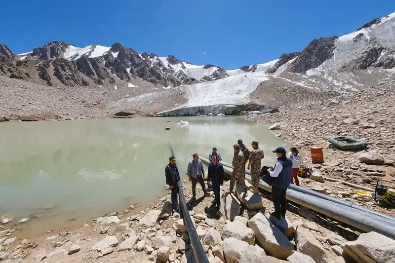 Мониторинг состояния моренных озер проведен в горах Алматы