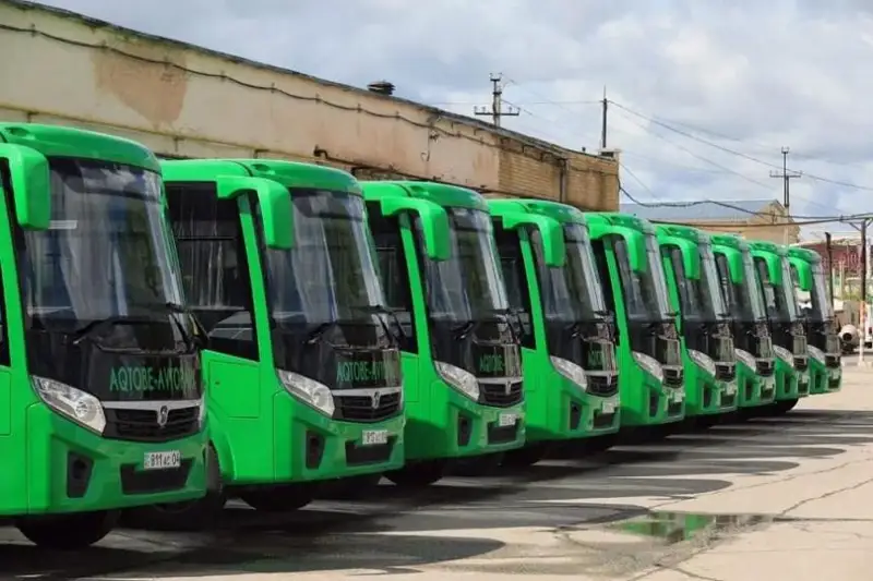Более 40 новых автобусов выйдут на маршрут в Актобе