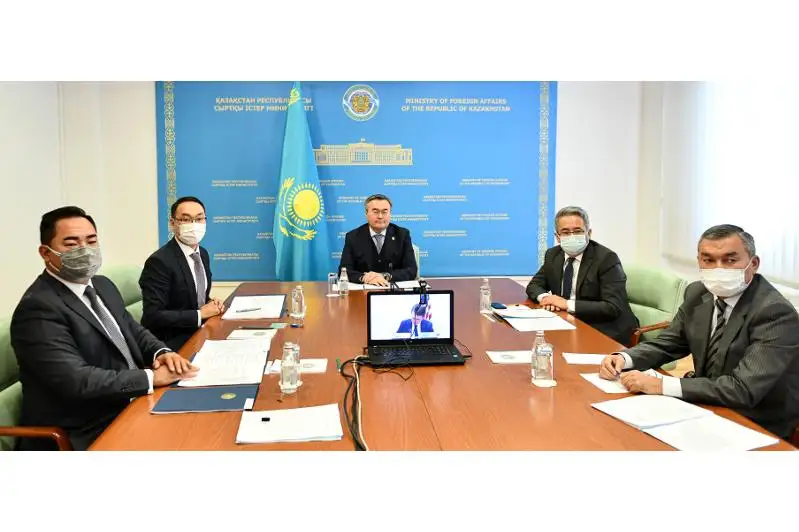 «C5+1» جوعارى دەڭگەيدەگى كەزدەسۋى بەينەكونفەرەنتسيا فورماتىندا ءوتتى