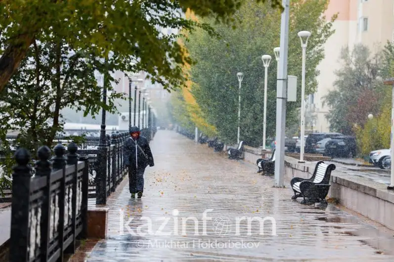 ەلىمىزدە 7 وبلىس اۋماعىندا اۋا رايىنا بايلانىستى ەسكەرتۋ جاريالاندى