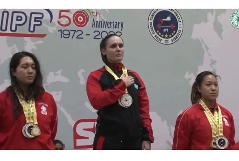 Казахстанка стала чемпионкой Азии по пауэрлифтингу