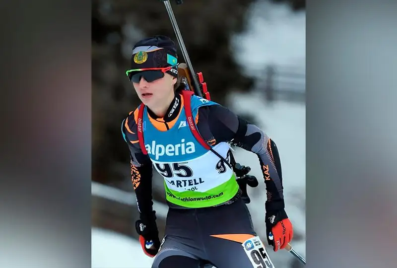 Казахстанская биатлонистка стала пятой на IBU Junior Cup в Италии
