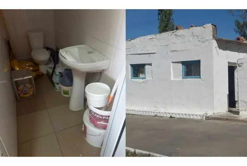 Tólebıde eltańbasy bar jáshikti dárethanaǵa qoıǵan mektep basshylyǵy aıyppul tóleıdi