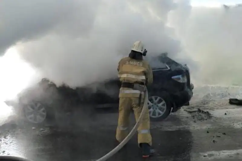 Более 1700 пожаров на автотранспорте произошло с начала года в Казахстане