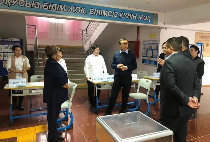 Председатель ЦИК проверил готовность к голосованию в Павлодарской и Акмолинской областях