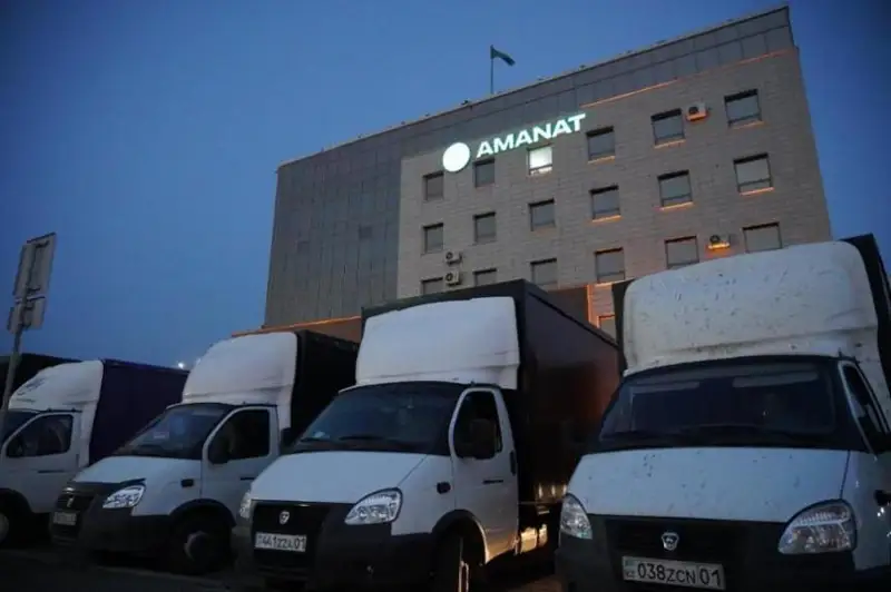 Восемь грузовых машин с гуманитарной помощью отправили из Нур-Султана в Костанайскую область