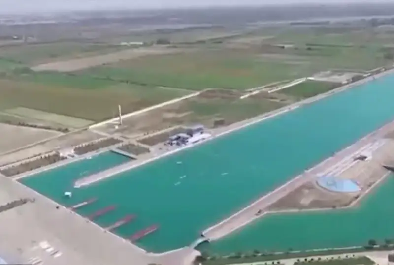 Новый гребной канал строят в Туркестане