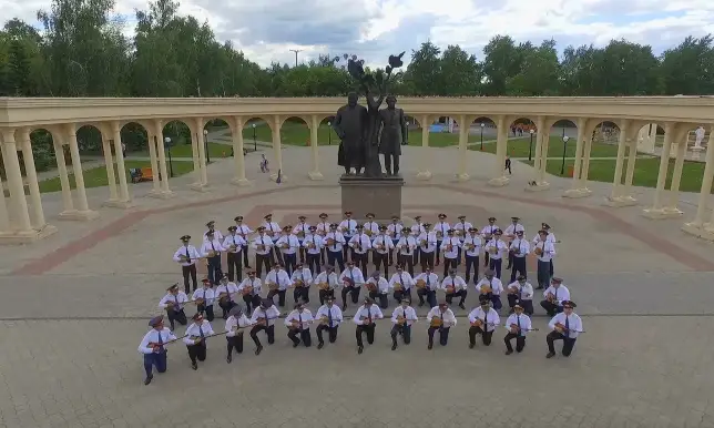 Петропавлдық полицейлер «Адай» күйін бір мезетте тартты