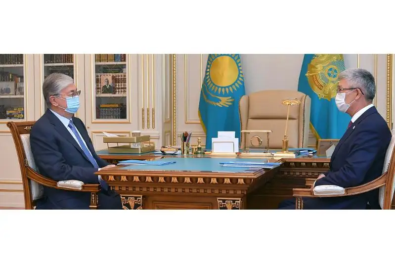 مەملەكەت باسشىسى ماڭعىستاۋ وبلىسىنىڭ اكىمى سەرىكباي ترۇموۆتى قابىلدادى