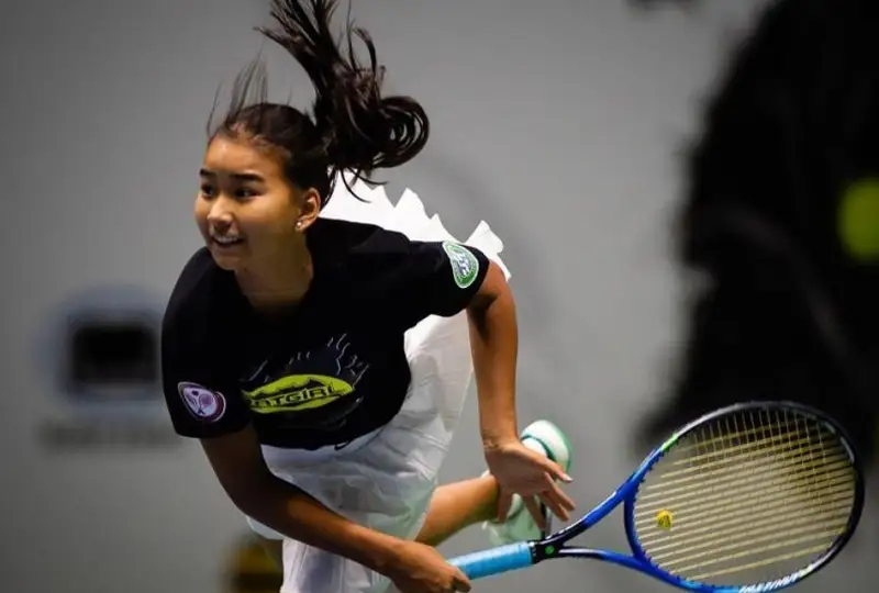 Казахстанка Сандугаш Кенжибаева не пробилась во второй круг юниорского Уимблдона