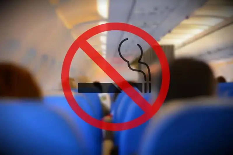 За курение на борту самолета оштрафован пассажир рейса «Стамбул-Туркестан»