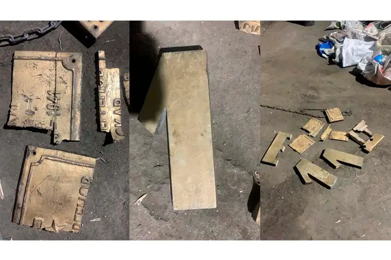 Похитители табличек с Аллеи Героев задержаны полицией Алматы