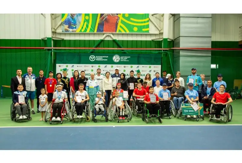 Определились победители первого чемпионата Казахстана по паралимпийскому теннису