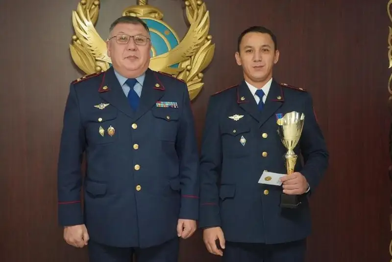 Лучшего оперуполномоченного выбрали в Костанайской области