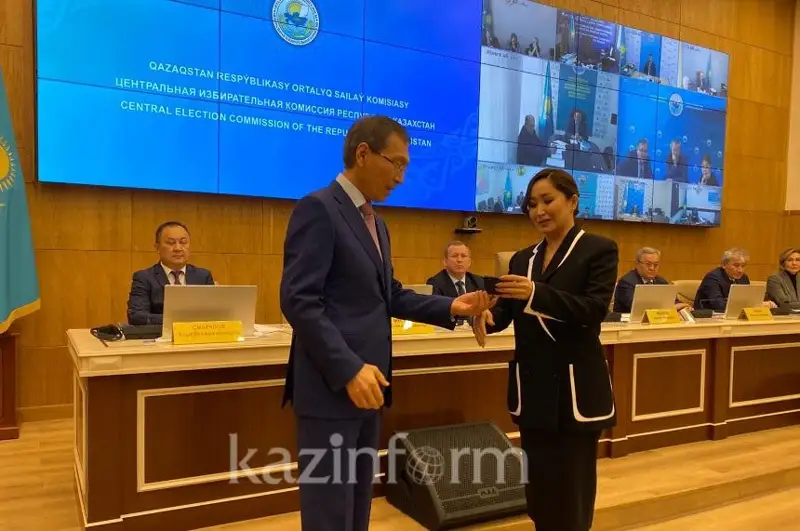 ЦИК зарегистрировала Каракат Абден кандидатом в Президенты РК