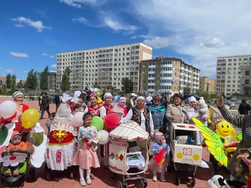 Парад колясок прошел в Акмолинской области