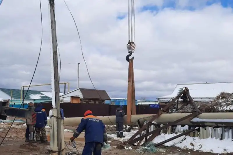 Восстановление подачи электричества продолжается в одном из районов Атырауской области