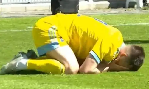 Казахстан проиграл Дании в матче отбора на молодежный Евро-2023