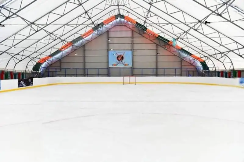 Хоккейный корт строит в небольшом селе аграрий в СКО