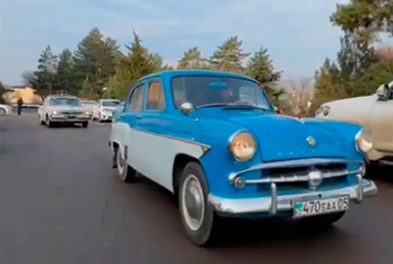 Автопробег прошел ко дню выборов в Конаеве