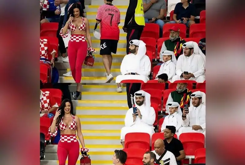 Болельщики ЧМ по-футболу критикуют хорватскую модель за наряды: В Катаре тебе не рады