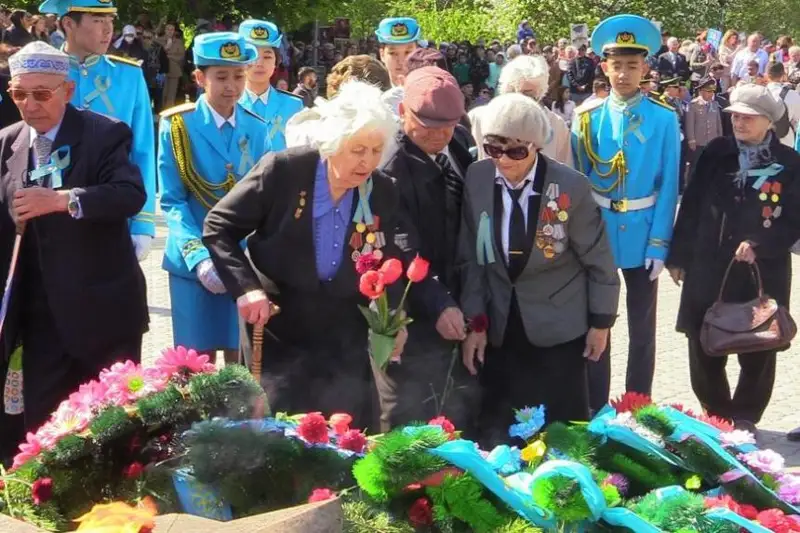 Торжественное мероприятие прошло в Парке Победы в Семее