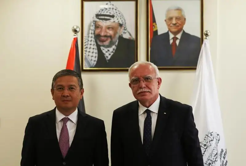 Главы МИД Казахстана и Палестины обсудили сотрудничество в рамках ООН