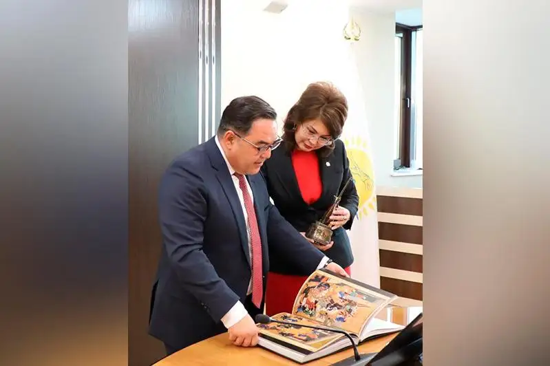 Aıda Balaeva Ózbekstannyń kınematografııa agenttigi basshysymen kezdesti