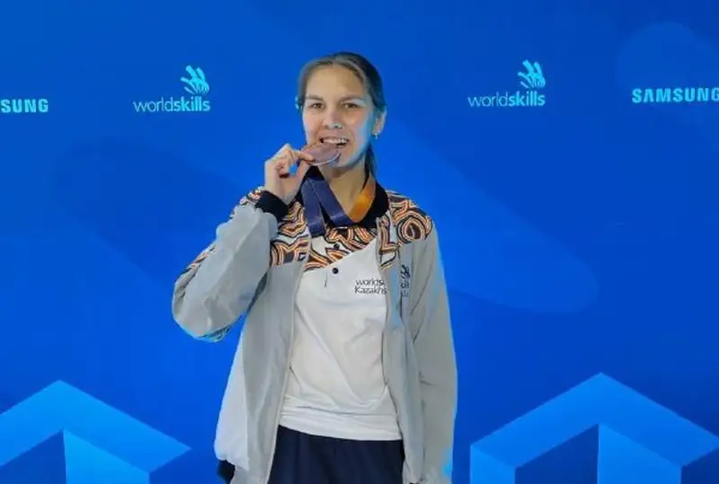 Павлодарская студентка выиграла «бронзу» WorldSkills-2022 в Корее