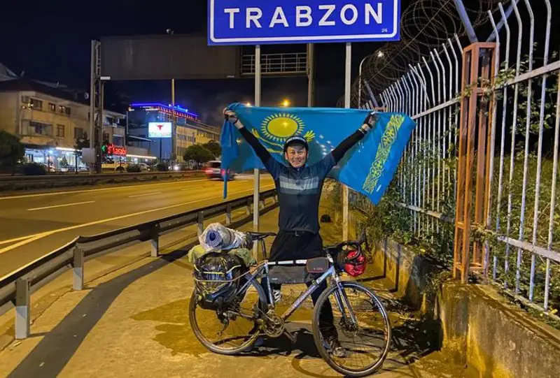 5555 км проехал за 55 дней карагандинский веломарафонец