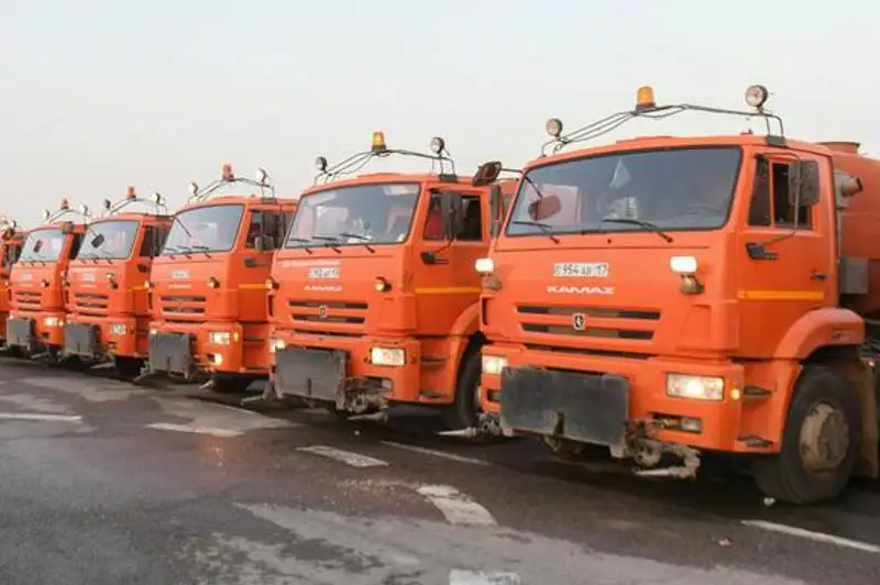 Весенняя уборка началась на трассах республиканского значения