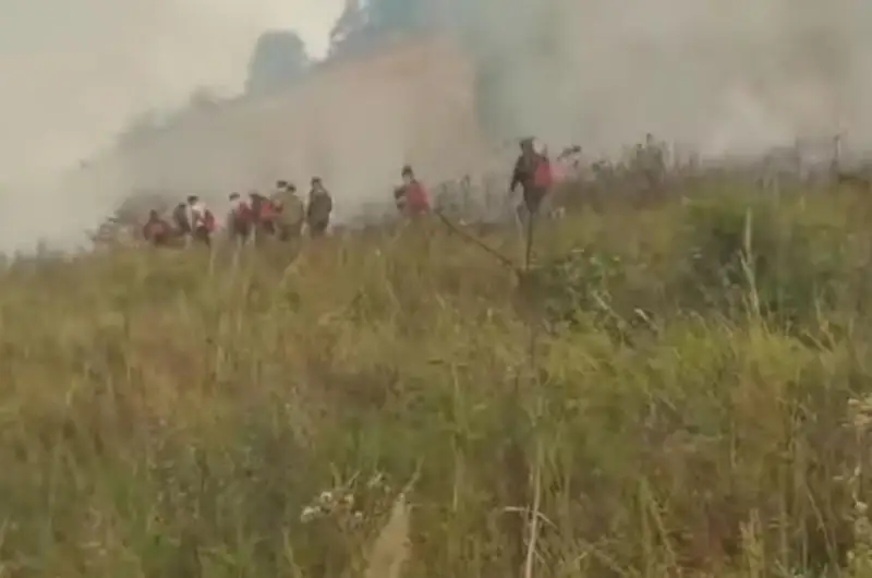 Пожар в лесной зоне Катон-Карагайского района ВКО продолжают тушить с 6 сентября