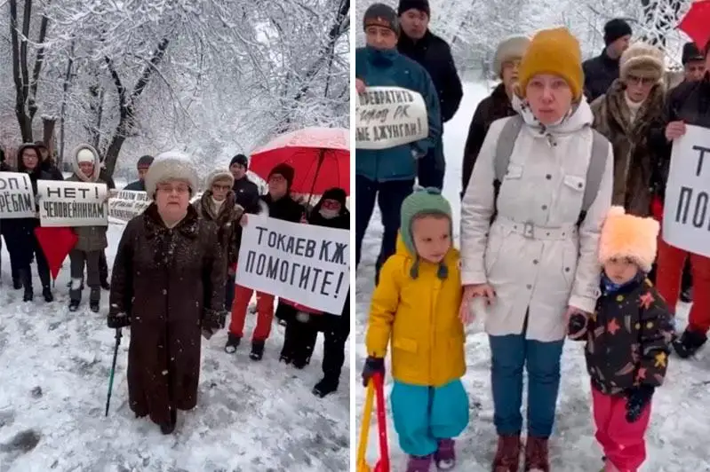 Алматинцы выступили против строительства высотки в микрорайоне Таугуль