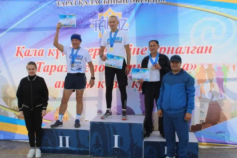 66-летний композитор стал вторым на спортивном кроссе в Таразе