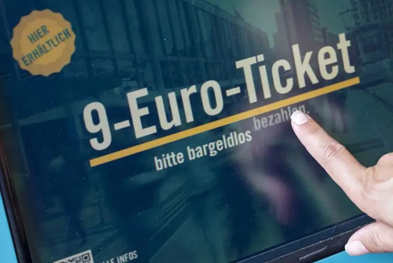 Введение в Германии проездного билета по цене 9 евро увеличило количество поездок на пригородных поездах