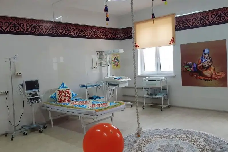 В перинатальном центре Актау появилась родильная палата в национальном стиле