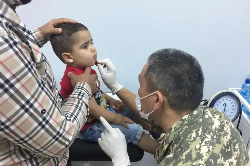 قازاقستاندىق اسكەري دارىگەرلەر ليۆاندا زارداپ شەككەندەردى ەمدەۋدە