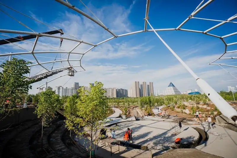 Амфитеатр в парке откроют этим летом в Нур-Султане