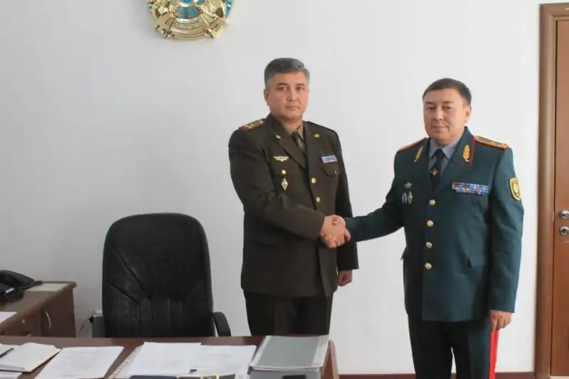 Новых руководителей представили личному составу ДЧС Абайской области