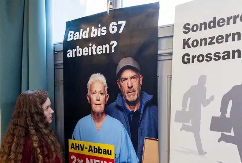 Увеличение пенсионного возраста для женщин одобрили на референдуме в Швейцарии