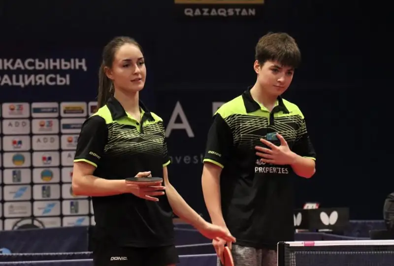 Определились победители юниорского чемпионата Казахстана по настольному теннису