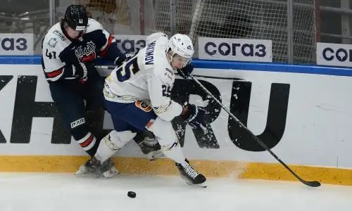 «Барыс» проиграл выездной матч КХЛ