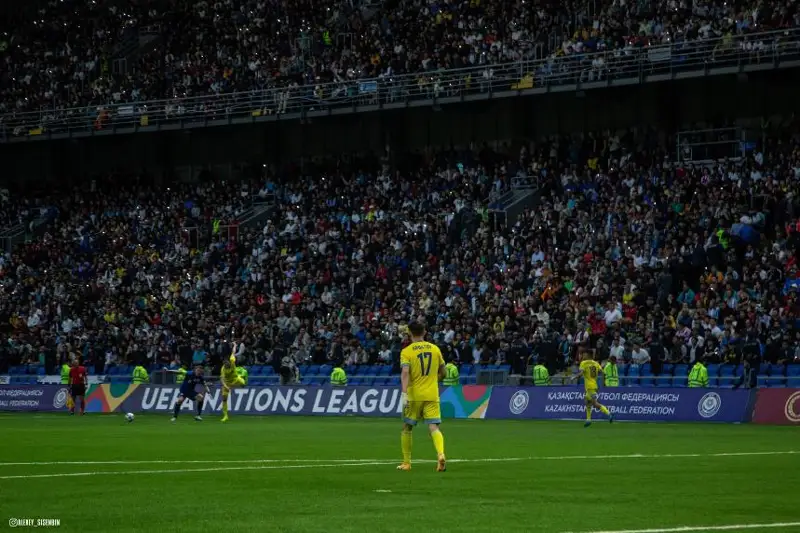 Более 52 тыс. зрителей собрали матчи Лиги наций с участием сборной Казахстана